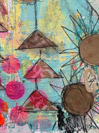 Obra de arte Tormentas de color