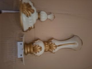 Pezzi ricambio applique ceramica oro bianco