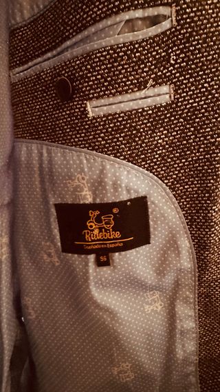 Chaqueta americana lana gris