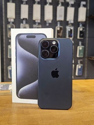 IPHONE 15 PRO 128GB AZUL 100% BATERIA---