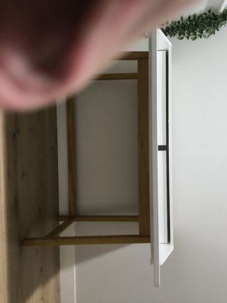 Escritorio extensible de madera