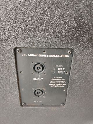 JBL Array Series 4893 Altavoz