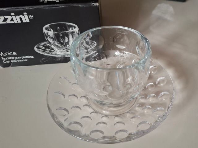 6 Tazzine Guzzini Venice Vetro