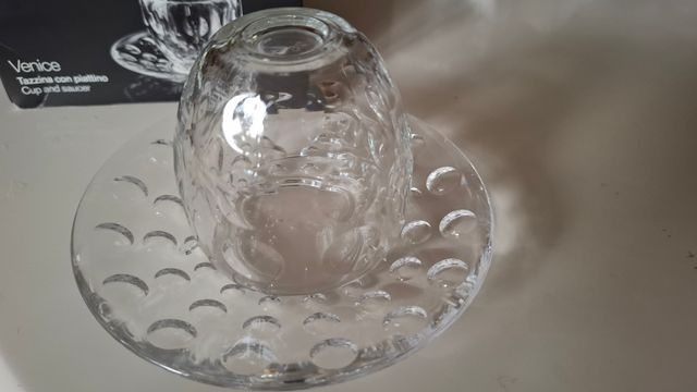 6 Tazzine Guzzini Venice Vetro