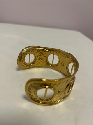 Pulsera Metal Dorado Ajustable