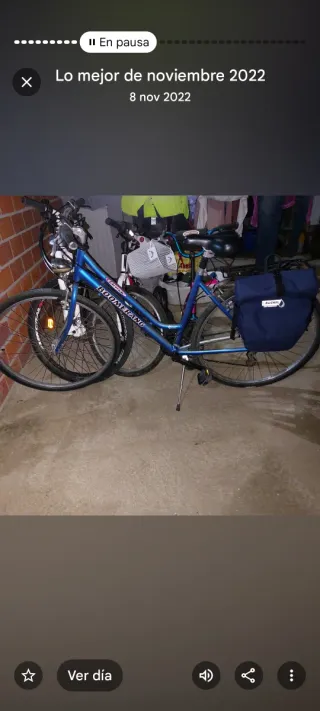 Bicicleta de paseo BOOMERANG azul