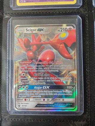 Scizor GX 210 PS Pokémon Carta