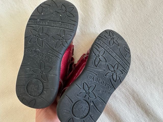 Botas Pablosky Niña Talla 24 Rojo