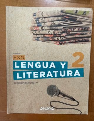 Anaya Lengua y Literatura 2 ESO 3er trimestre