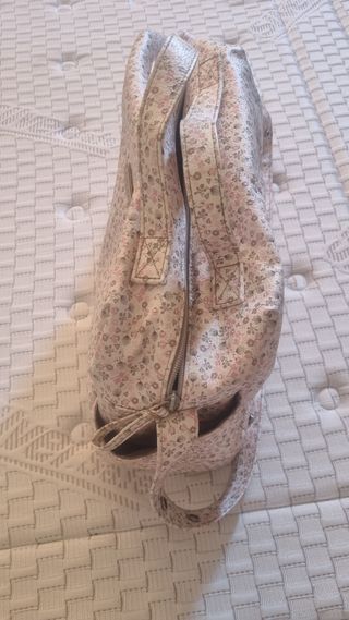 Bolso de bebé rosa floral