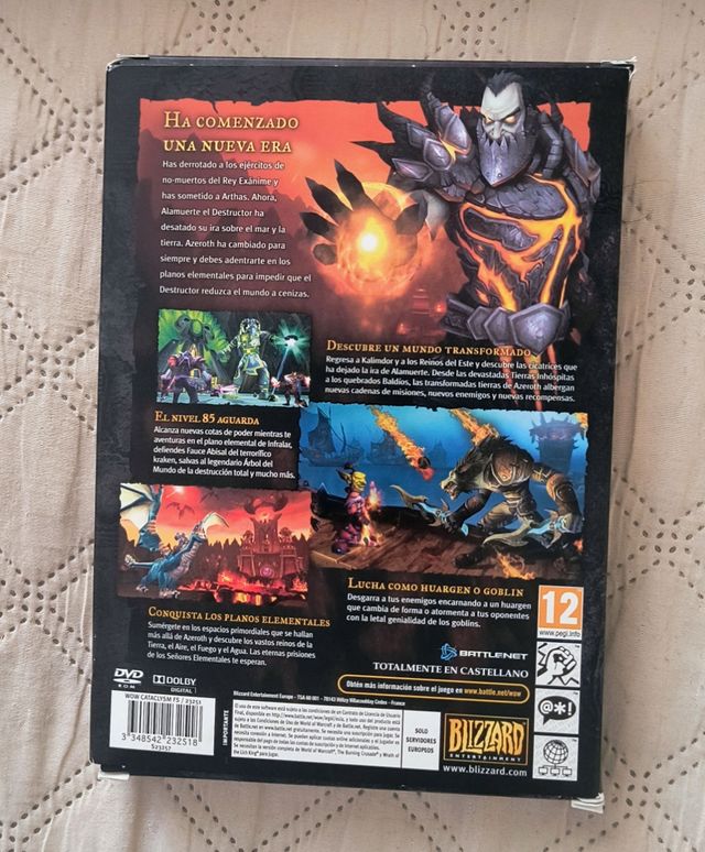 WOW Battle Chest + Expansión Cataclysm