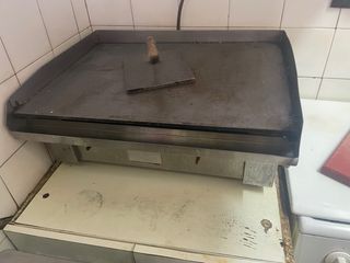 Plancha de gas para bar - 2 fuegos