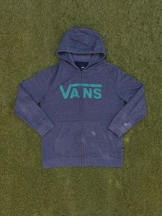 Sudadera Vans con cremallera azul
