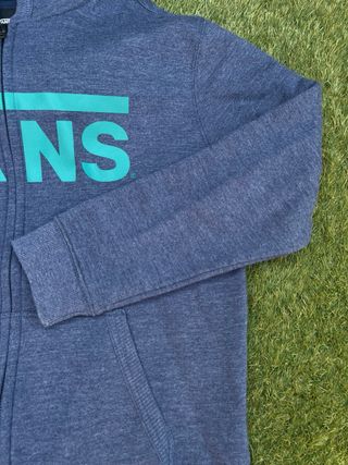 Sudadera Vans con cremallera azul