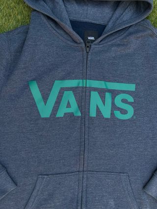 Sudadera Vans con cremallera azul