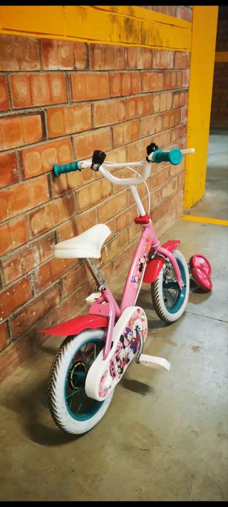 Bicicleta infantil rosa Minnie Mouse