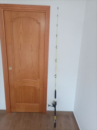 Caña de pescar Katx y carrete Shimano