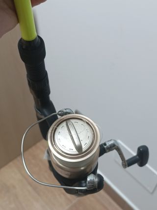 Caña de pescar Katx y carrete Shimano