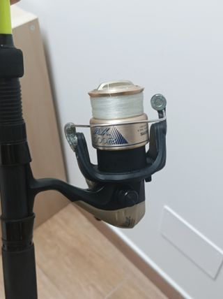 Caña de pescar Katx y carrete Shimano