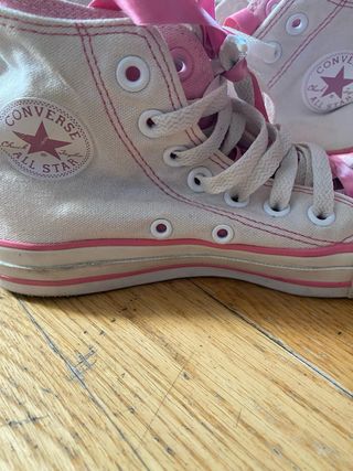 Zapatillas Converse Mujer Blancas y Rosas