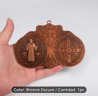 Medalla San Benito Metal Bronce