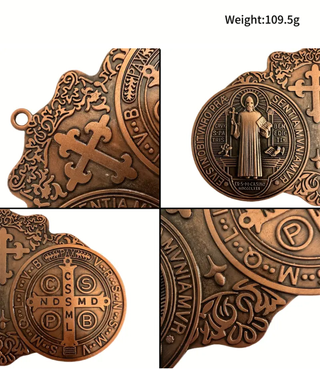 Medalla San Benito Metal Bronce