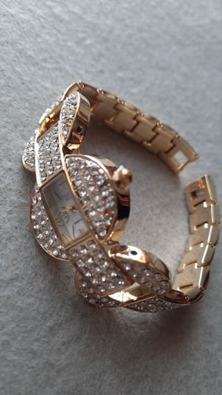 Orologio R&G TIME donna oro e cristalli