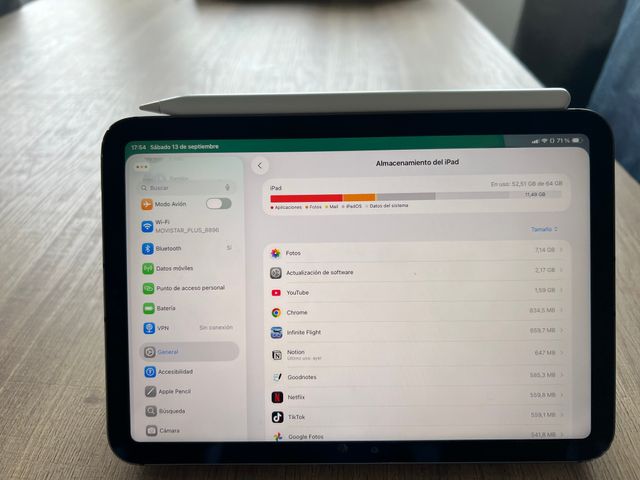 iPad mini 6 SIM (64GB) (Gris/Plata)