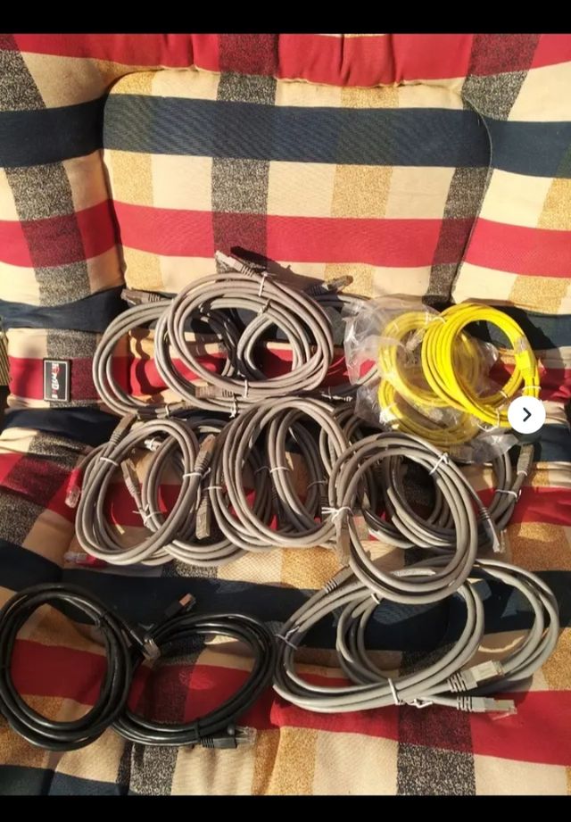 Lote 10 Cables de Red Ethernet ethernet Cat 5e