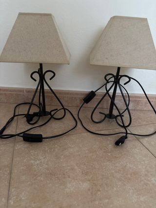 Lámparas de mesa vintage (2 unidades)