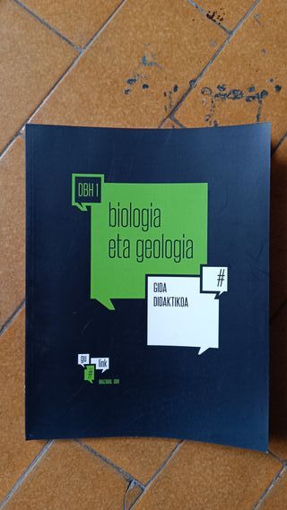 Varios libros Biologia eta Geologia 1 DBH ESO