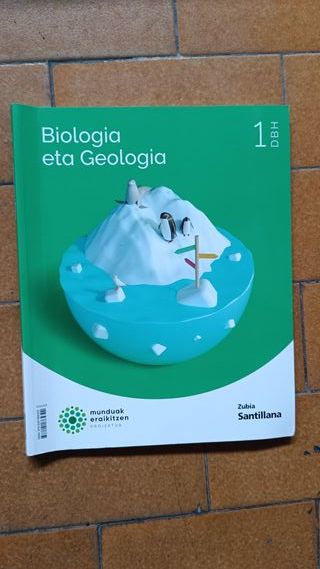 Varios libros Biologia eta Geologia 1 DBH ESO