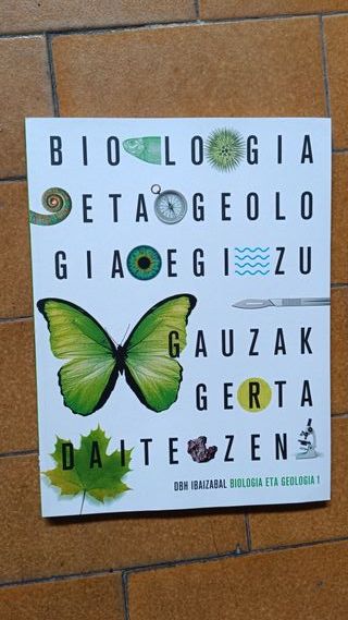 Varios libros Biologia eta Geologia 1 DBH ESO