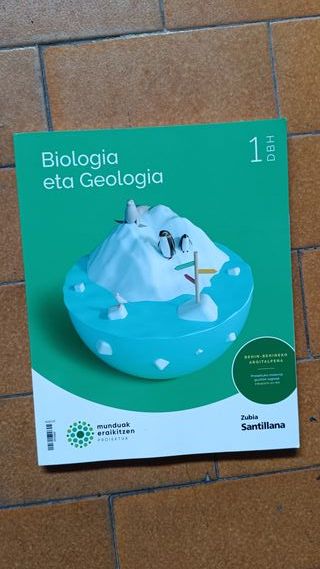 Varios libros Biologia eta Geologia 1 DBH ESO