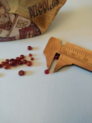 21 pallini agata corneola extra forati