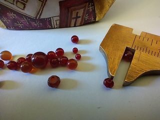 21 pallini agata corneola extra forati