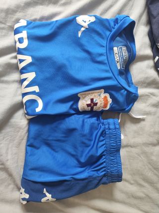 Equipación Kappa Deportivo Azul