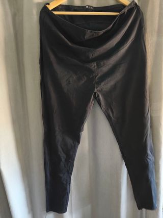 Leggings premamá negros talla XXL