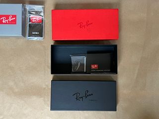 Lotto scatole porta occhiali Ray-Ban vari modelli