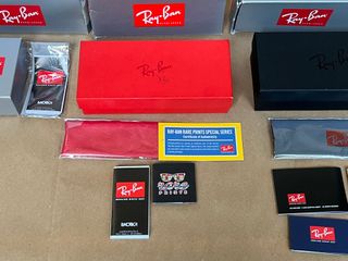 Lotto scatole porta occhiali Ray-Ban vari modelli