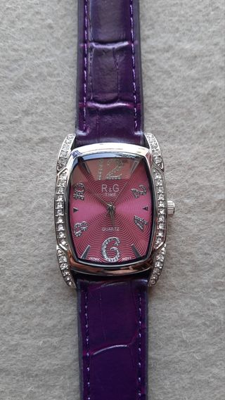 Orologio R&G TIME donna cinturino viola
