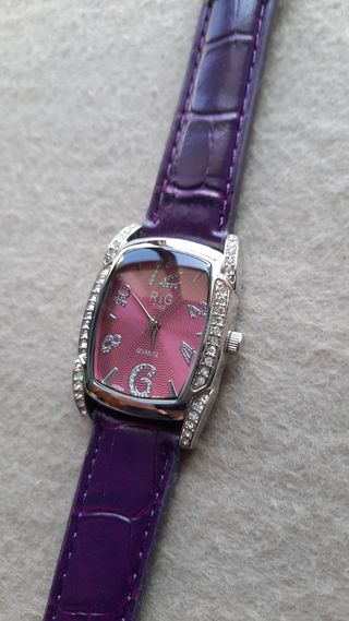 Orologio R&G TIME donna cinturino viola