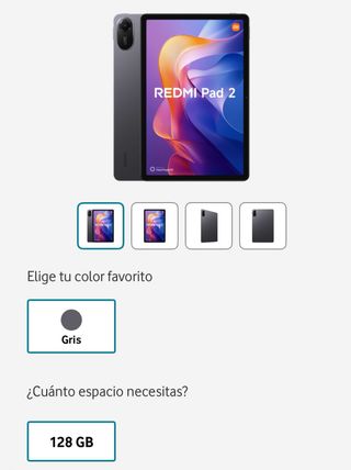 Xiaomi Redmi Pad 2 Wifi Gris 128GB