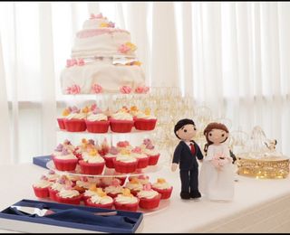 Expositor tarta/cookies boda 5 pisos acrílico