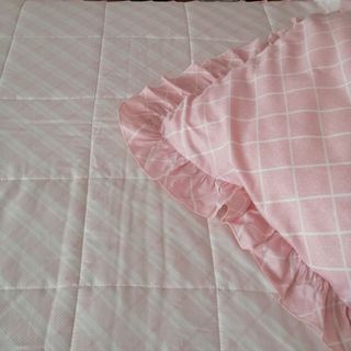 Edredón rosa cama 90