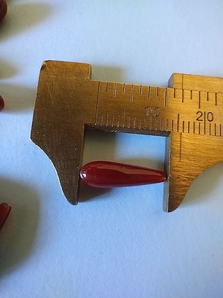 50 Gocce Agata Corniola 1,6 cm