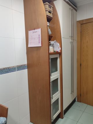 Muebles cocina lacados con vitrocerámica