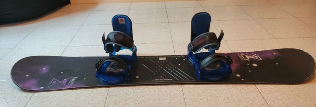 Snowboard Burton LTR 138L + Fijaciones Burton