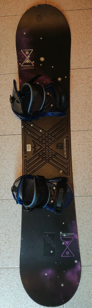 Snowboard Burton LTR 138L + Fijaciones Burton