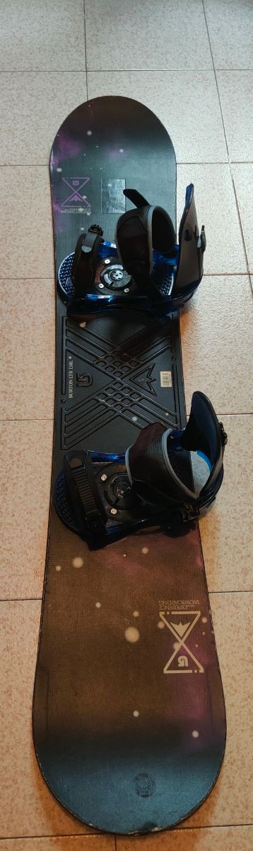 Snowboard Burton LTR 138L + Fijaciones Burton